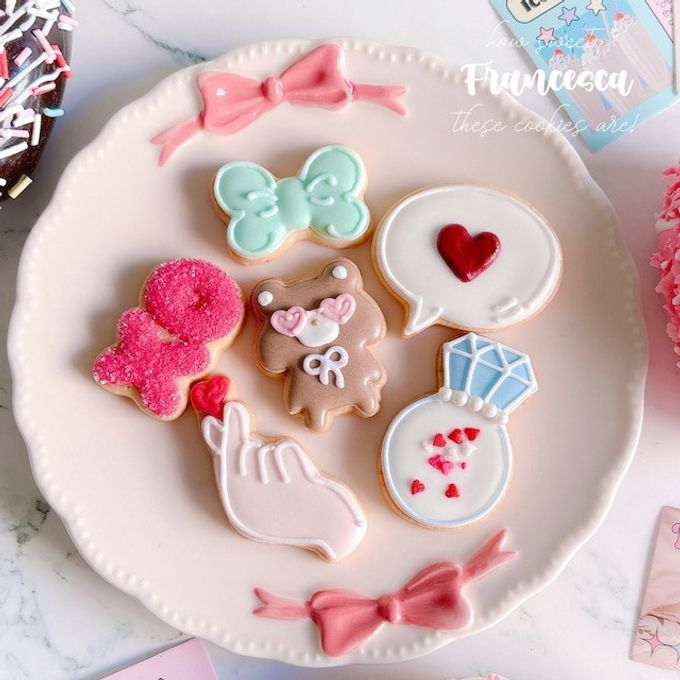 MINI LOVE COOKIES アイシングクッキー 6枚入り ホワイトデー2025 3