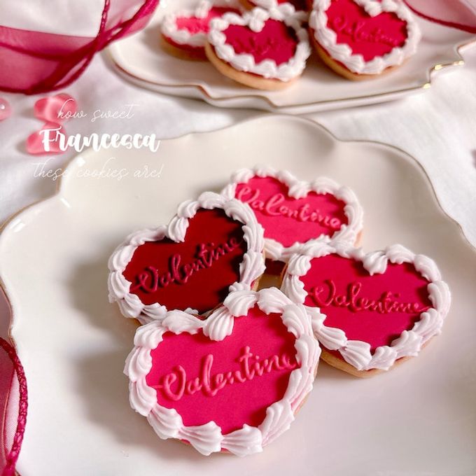 ホイップハート -valentine- アイシングクッキー 1枚入り 1