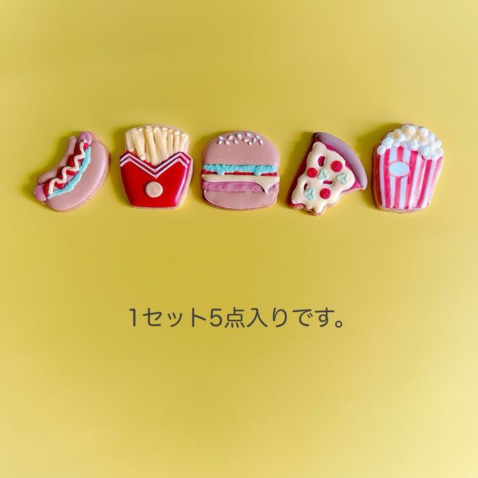 MINI AMERICAN DINER アイシングクッキー 5枚入り 3