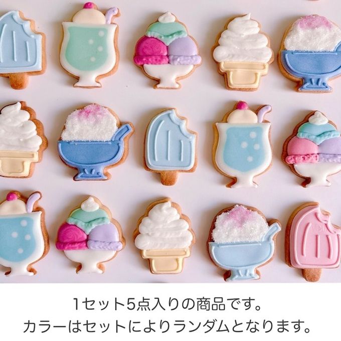 MINI SUMMER SWEETS アイシングクッキー 5枚入り 2