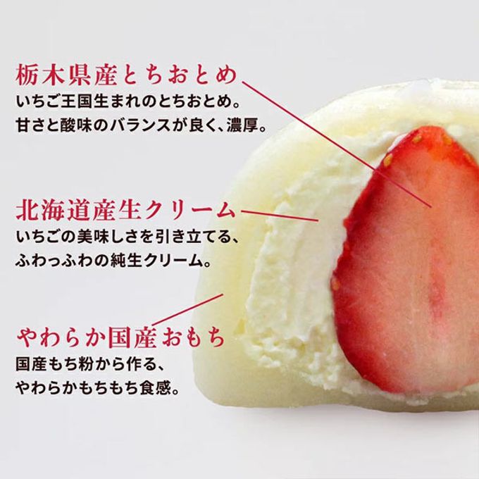 【栃木】【和楽】生クリーム大福詰合せ 8個入  8