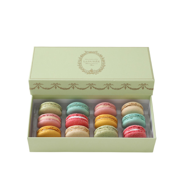 ラデュレ】コフレ・ アンタンポレル マカロン12個入り（LADUREE