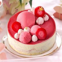 2025年春新商品《アイスケーキ》ベリーストロベリーチーズパイ 5号 15cm