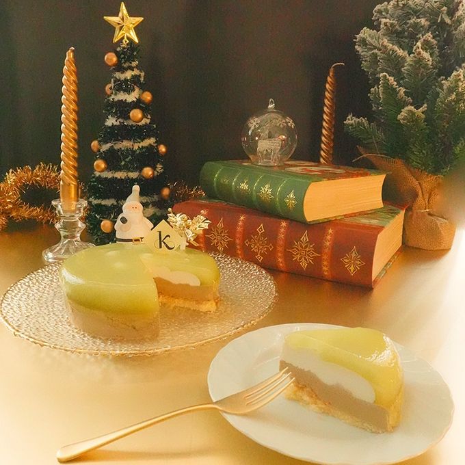 クリスマスアイスケーキ 山梨県産シャインマスカット＆アールグレイミルクティー5号 直径15cmクリスマス2025 4