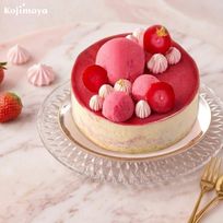 《アイスクリームケーキ》ベリーストロベリーチーズパイ 5号 15cm お中元 2026 アイス2026