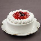 苺と木の実のショートケーキ 4号 12cm 名入れ メッセージ 選択可 チョコプレート 1