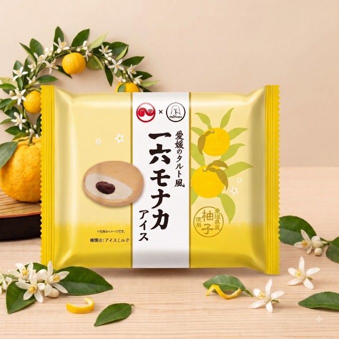 アイスクリーム  愛媛 の タルト風  一六モナカ アイス 6個セット一六本舗 コラボ もなかアイス 新宿Kojimaya お中元 2026 アイス2026 1