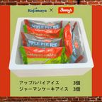 沖縄 ジミー ジャーマンケーキアイス ＆ アップルパイアイス 詰め合わせ 6個セット アイスクリーム   沖縄 Jimmy'sコラボ商品 ご当地 アイスクリーム ギフト 誕生日 アイス 父の日2026 6