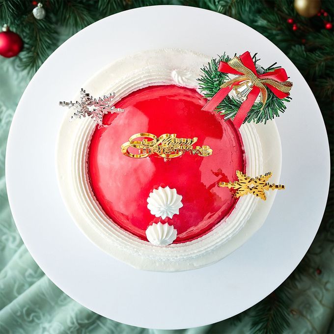 クリスマスケーキ サンタさんのお腹がチラリ！HoHoHo 5号 15cmクリスマス2025 3
