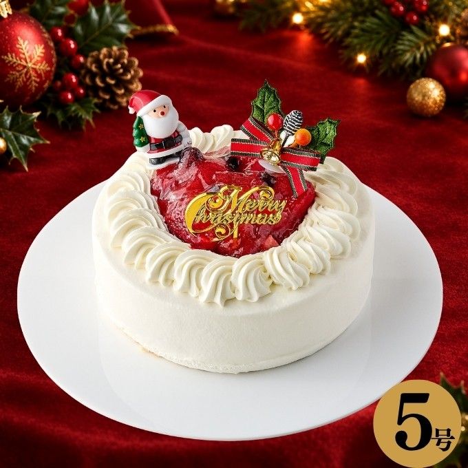 クリスマスケーキ 苺と木の実のショートケーキ 5号 15cm クリスマス2026 3
