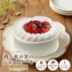 苺と木の実のショートケーキ 4号 12cm 名入れ メッセージ 選択可 チョコ プレート 父の日2026 1