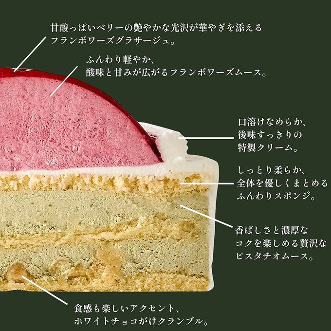 クリスマスケーキ サンタさんのお腹がチラリ！HoHoHo 5号 15cmクリスマス2025 2