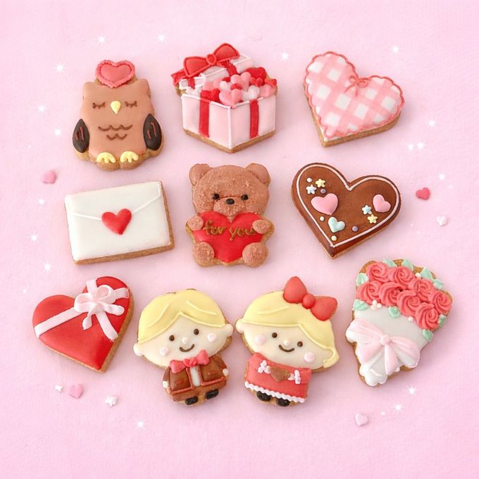 バレンタインクッキーセット 1