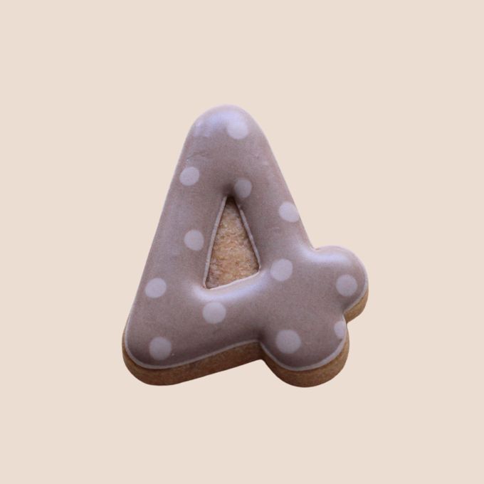 ドット数字クッキー 1