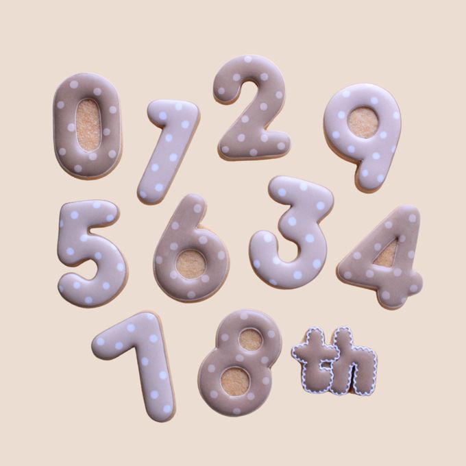 ドット数字クッキー 2