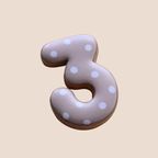 ドット数字クッキー 1