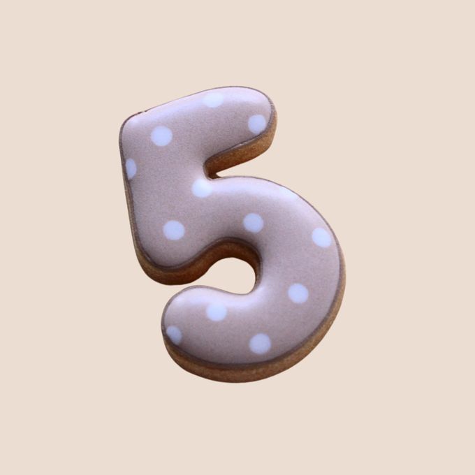 ドット数字クッキー 1