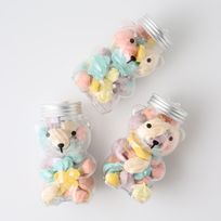 【ギフトに最適】【A】かわいいクマさんのメレンゲ缶 3セット入り 