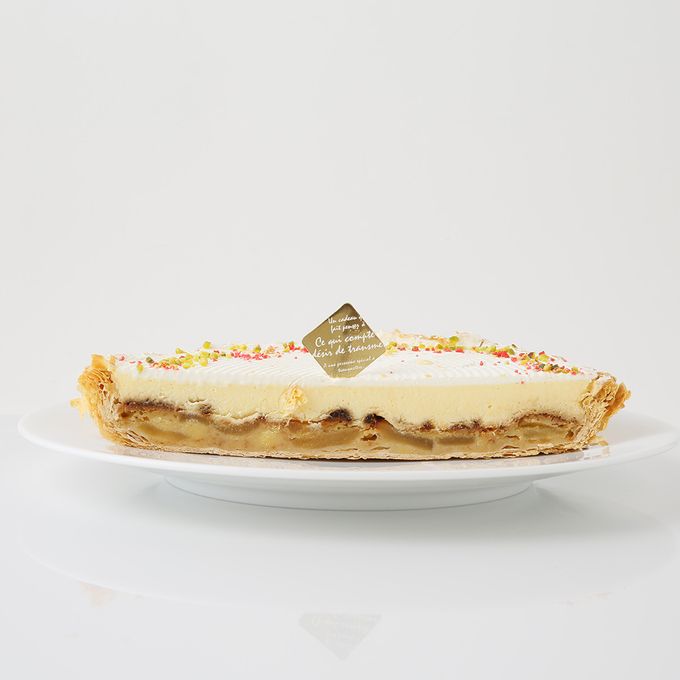 【札幌アップルパイ専門店】北海道産クリームチーズ使用 レアチーズケーキアップルパイ 7号サイズ 5