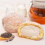 冬季限定 カフェモカ＆ミルクティー 冬の温もりティータイムセット／贅沢生ドーナツ2種アソート4個入 3