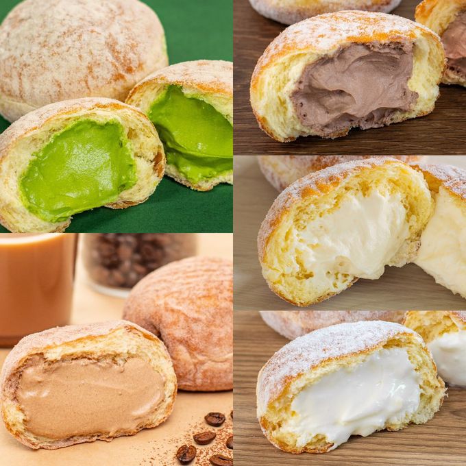 父の日限定 贅沢生ドーナツ5種8個セット カスタード ショコラ マスカルポーネ 濃厚抹茶 カフェモカ 1