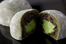 【茶の環】抹茶生クリーム 塩大福 5個入 1
