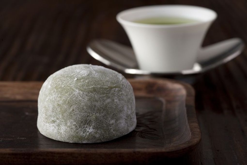 【茶の環】抹茶生クリーム 塩大福 5個入 2