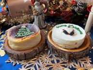 Basque cake and Double cake/ 2個セット/クリスマスケーキ/チーズケーキ/ 2
