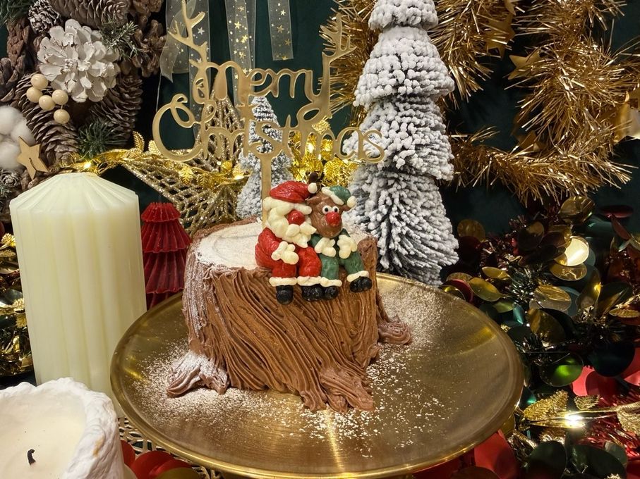 Christmas on the Stump cake/ 3号サイズ/クリスマスケーキ2025⭐︎ 7