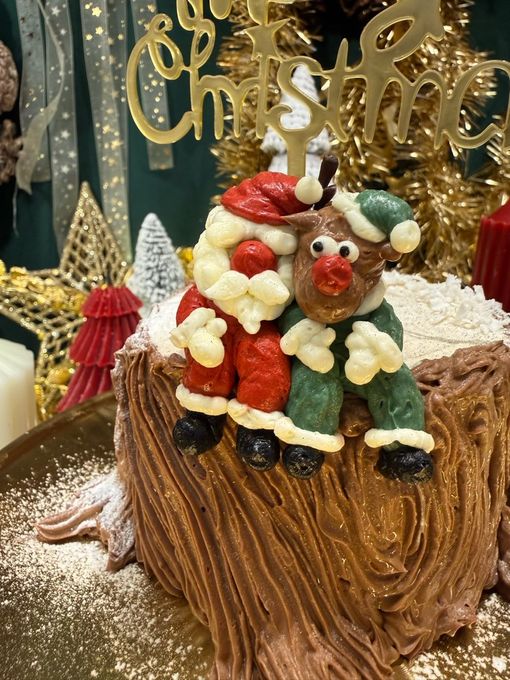 Christmas on the Stump cake/ 3号サイズ/クリスマスケーキ2025⭐︎ 6