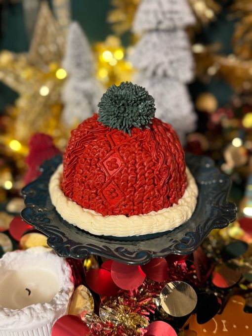 X'mas Knit cake / 4号サイズ/クリスマスケーキ2025⭐︎ 1