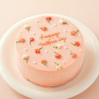 カーネーションケーキ / センイルケーキ / 5号サイズ / 母の日《Cake.jp限定》 母の日2024 2