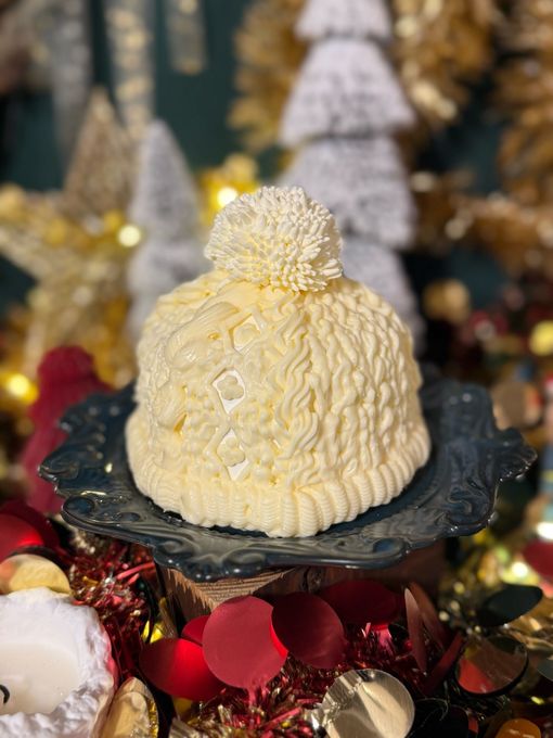 X'mas Knit cake / 3号サイズ/クリスマスケーキ2025⭐︎ 2