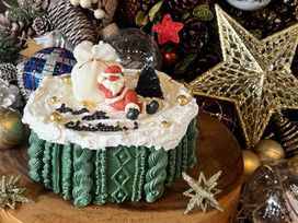 X'mas Knit cake / 5号サイズ/クリスマスケーキ