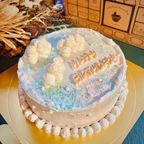Yumekawa Cake / ホールケーキ 5号サイズ /バースデーケーキ/センイルケーキ 2