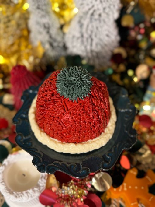 X'mas Knit cake / 4号サイズ/クリスマスケーキ2025⭐︎ 3