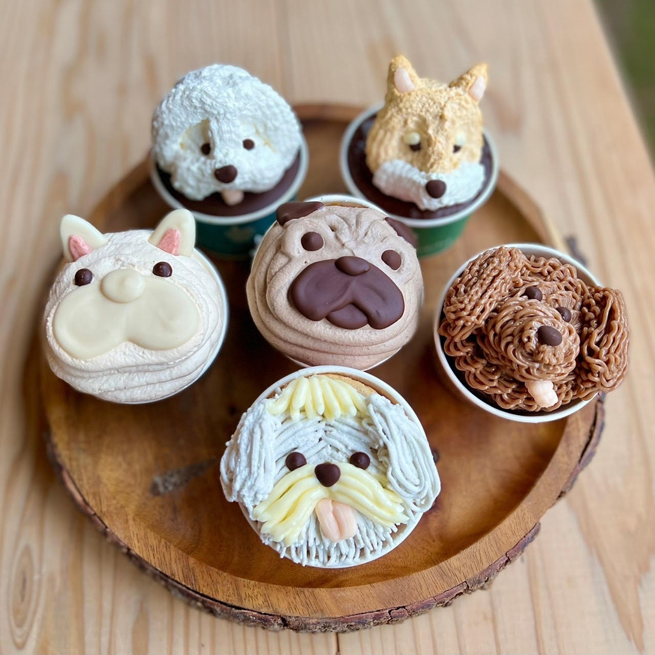cupcake わんわんパラダイス【6cup set box】/カップケーキ6個セット 1