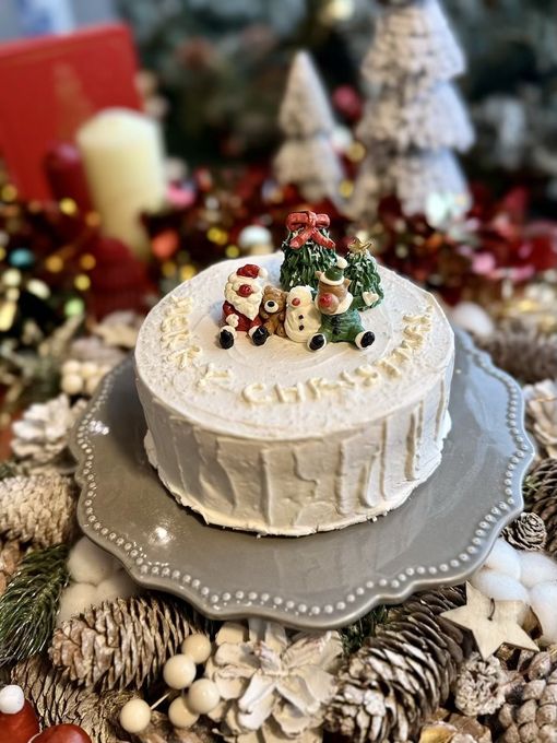 Christmas on the Stump cake/ 4号サイズ/クリスマスケーキ2026⭐︎ 3