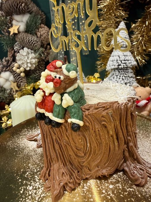 Christmas on the Stump cake/ 3号サイズ/クリスマスケーキ2025⭐︎ 5