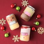 【フランダース】サンタ・トナカイ・ツリーデザインの可愛いクリスマス限定ケーキ缶 ３種セット 1