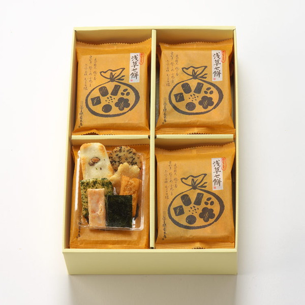 東京】【王様堂本店】浅草七餅 OH12／8袋入（王様製菓株式会社） | Cake.jp