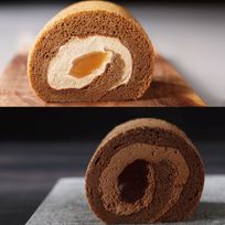 【京王プラザホテル】「キャラメルモカロール＆ビターショコラロールセット」（各約10.5cm）／