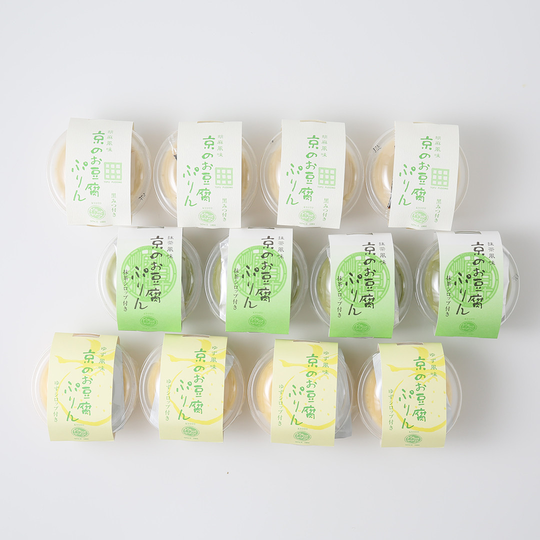 【京都】【豆政】京のお豆腐ぷりん詰合せ 12個入 6