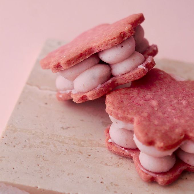 桜サンドクッキー(ヴィーガンスイーツ) 3