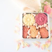 フラワークッキー缶 《ヴィーガンスイーツ》 