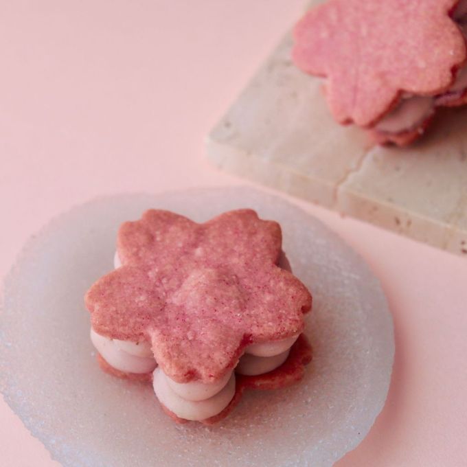 桜サンドクッキー(ヴィーガンスイーツ) 1