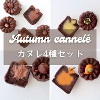 秋のカヌレBOX（4個入り）《ヴィーガン、グルテンフリースイーツ》 