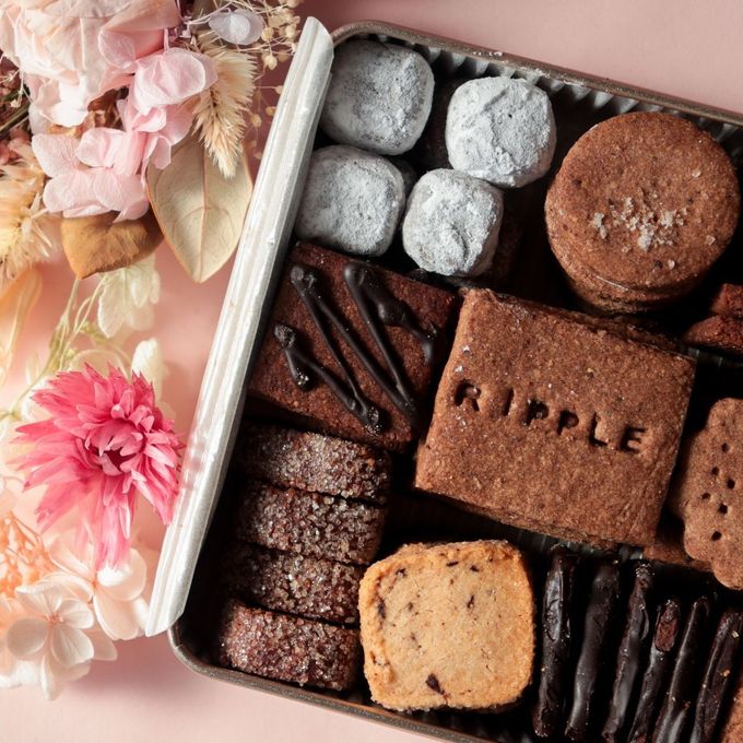 チョコクッキー缶《ヴィーガン、グルテンフリースイーツ》バレンタイン2026 3