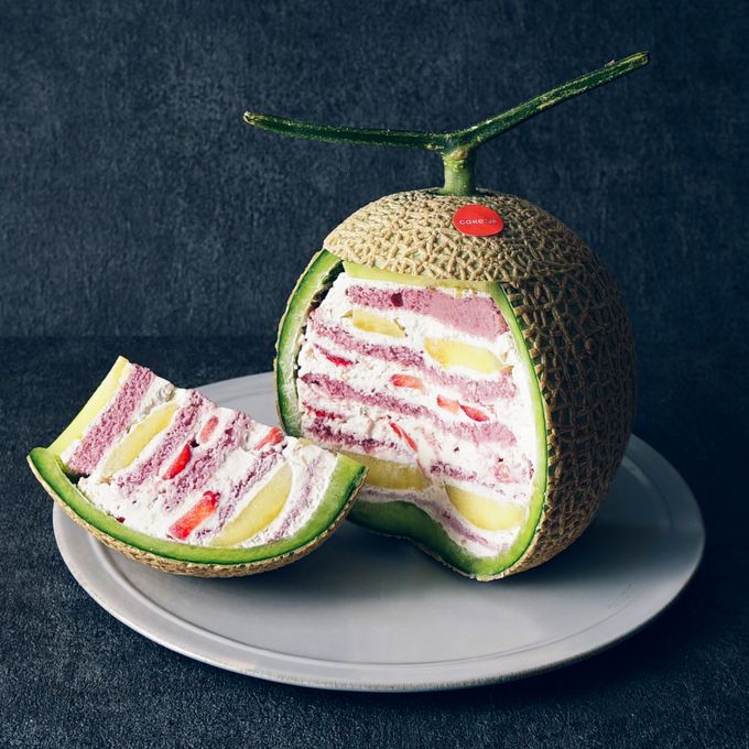 数量限定！バラのまるごとメロンケーキpremium【E.F.lab×ATELIER KATO×Cake.jp】 6