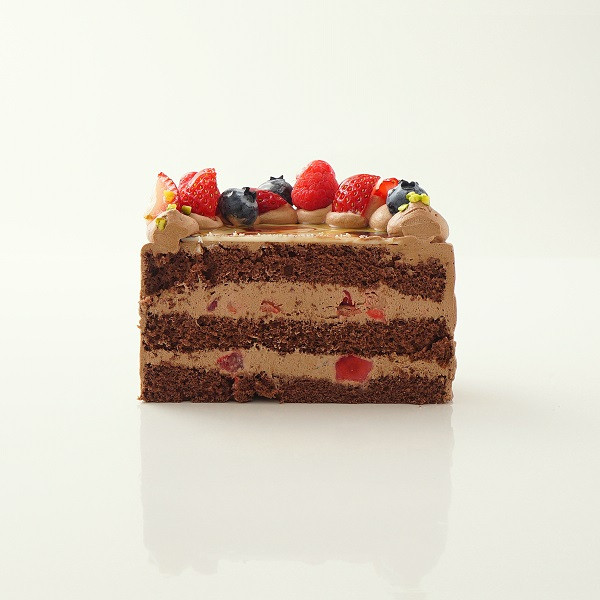丸写真ケーキチョコレート 苺×フランボワーズ 4号(3~4名様向け) 3